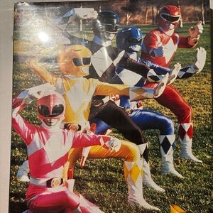 Vintage poster 1993 Power Rangers movie poster movies #90s